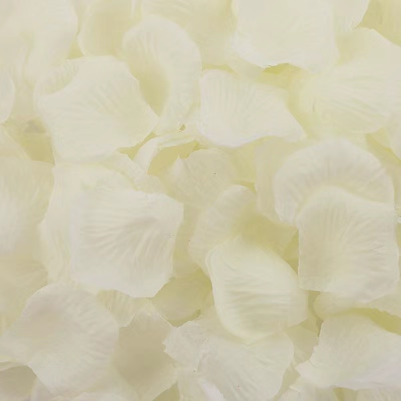バレンタインデーの摩擦のないバラの偽の花びら、結婚式の告白の装飾、手振り花のプロポーズ、花びらの雨、結婚式の部屋の装飾|undefined
