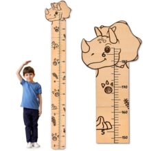 跨境亚马逊儿童婴幼儿身高记录尺卡通墙贴家用壁挂式测量精准家居