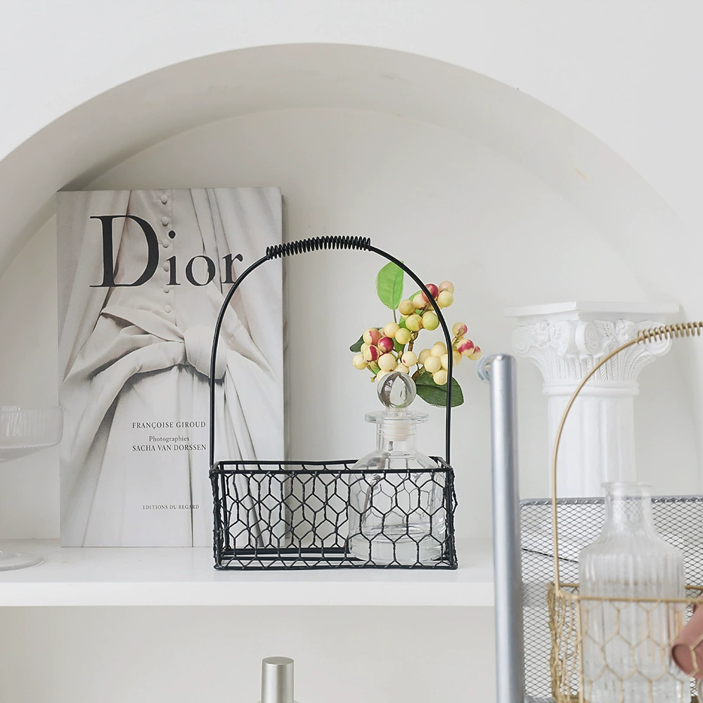 Железная цветочная корзина ins стиль сцены макет фотографии украшения продукта креативный фон фото съемки реквизит украшения