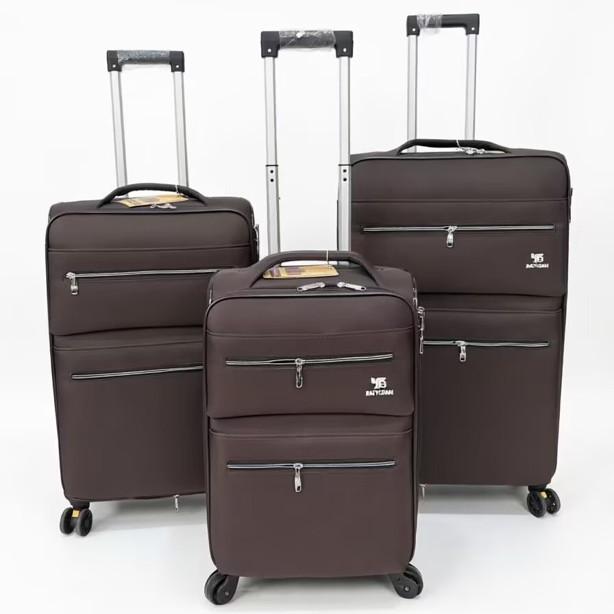 Oxford Cloth Business Trolley Case Large Capacity Front Zipper Upgraded Travel Luggage Cross-Border Universal Wheel Suitcase Wholesale