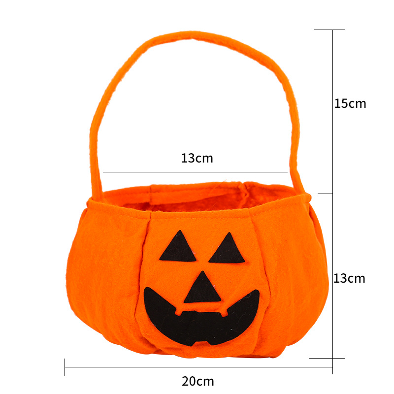 Bolsas de dulces de Halloween, atmósfera de vacaciones, regalos de vestuario, bolsas de mano para niños de la escuela primaria, bolsas de azúcar