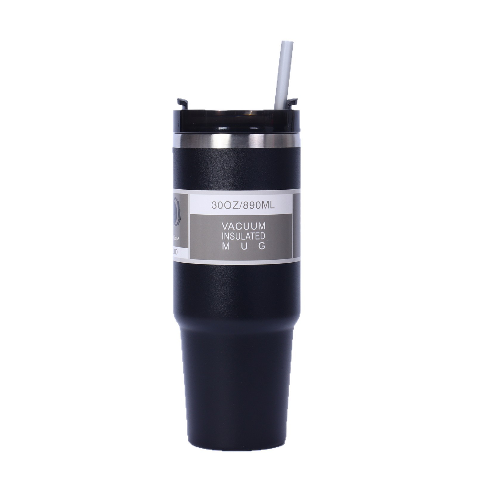 Vacuo transfronterizo 30oz tazas de automóviles de gran capacidad 304 acero inoxidable vacío de automóviles aislamiento frío hielo taza de paja al por mayor