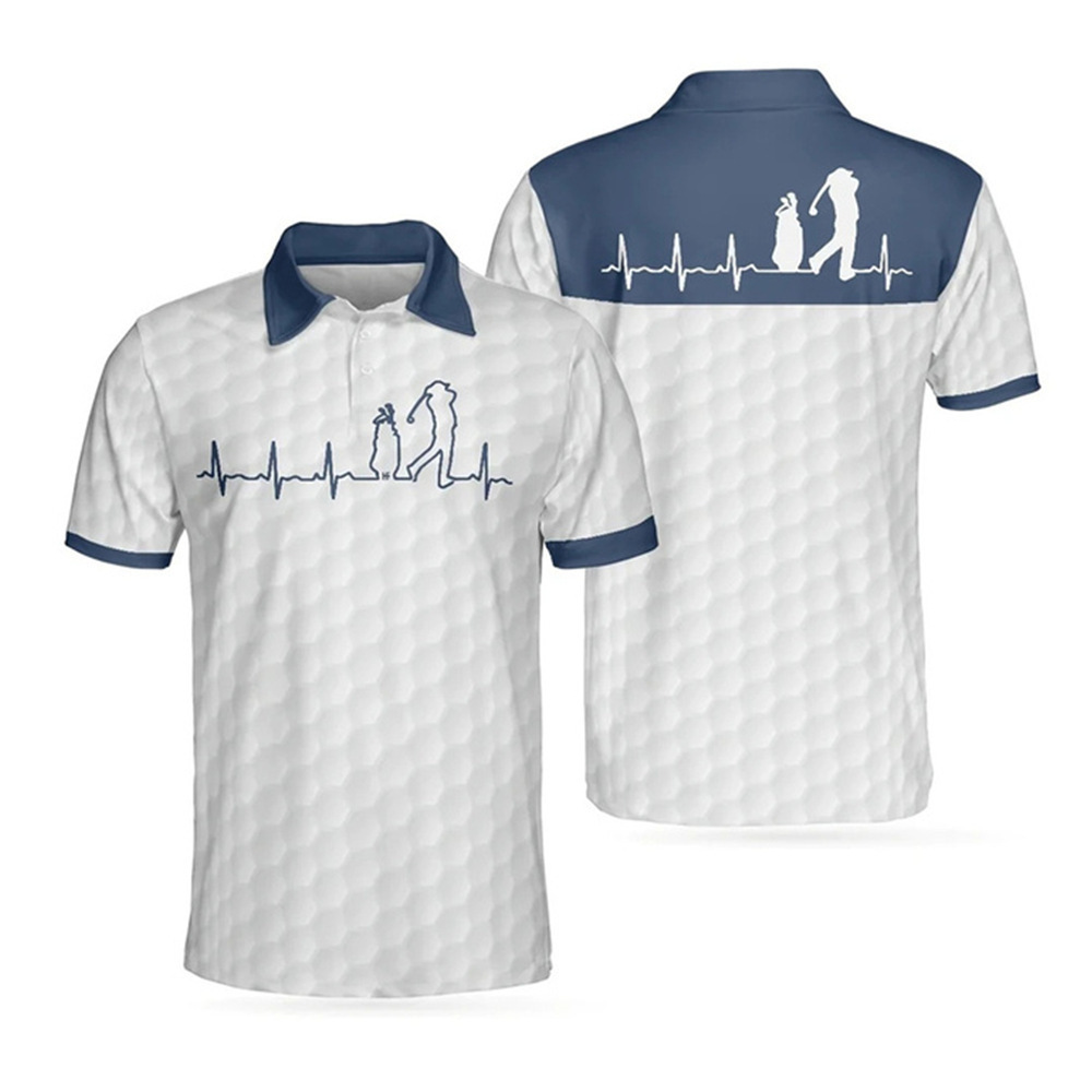 Cross-border Swagger Men's Polo Shirt Golf Jersey Summer Outdoor Sportswear Short-sleeved T-shirt Breathable Quick-drying