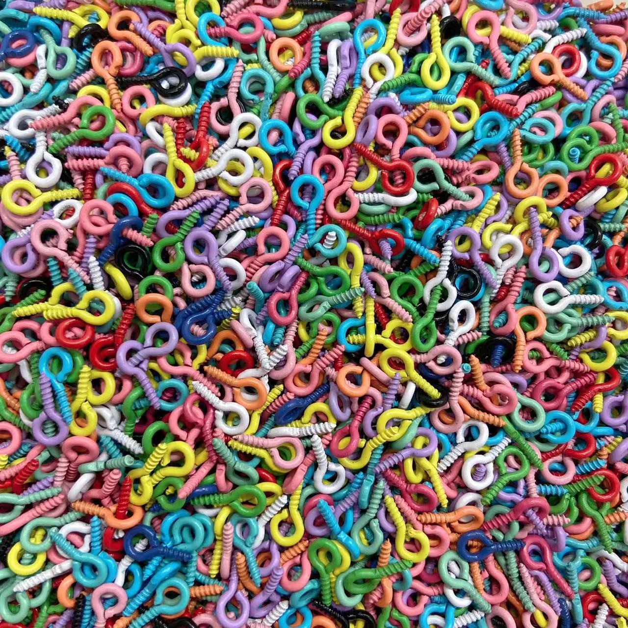 DIY accessories in stock metal color paint sheep's eye nail tapping screw 10000/bag