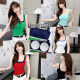 Kaka Women's Camisole Women's Beautiful Back Double Pair Mousse Color Contrast Fake Two-piece One-piece Cup Camisole with Chest Pad