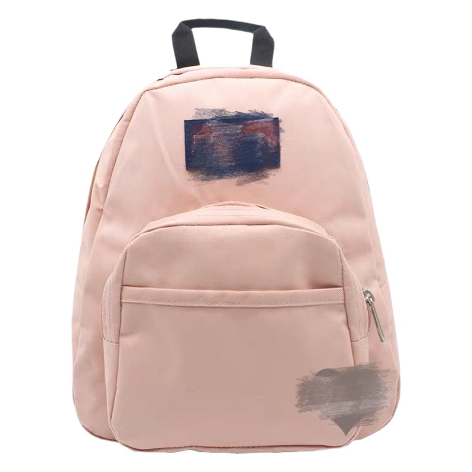 JS mini backpack backpack solid color TDH6 primary school student schoolbag simple all-match cute children's bag