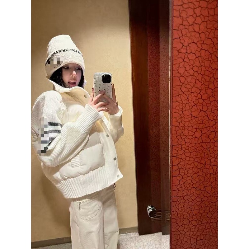 Titi Lady's Irish First Snow Cotton Coat, Women's Winter White Short Cotton Jacket, College Style Warm Coat, Black Titi Lady's Irish First Snow Cotton Coat, Women's Winter White Short Cotton Jacket, College Style Warm Coat, Black