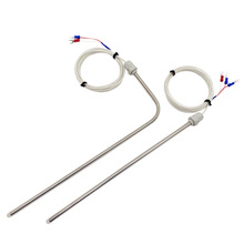 PT100铁氟龙热电阻防腐蚀耐酸碱热电偶 L型7字型电镀槽化工用