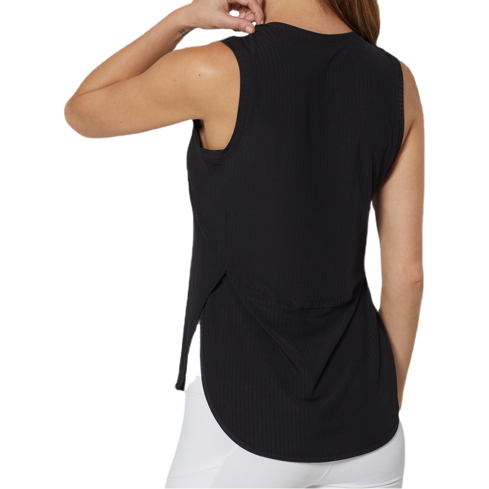 Sports Vest Women's Summer Quick-drying Breathable Sleeveless Blouse Loose Professional Running Fitness Yoga Clothes 2024 Top