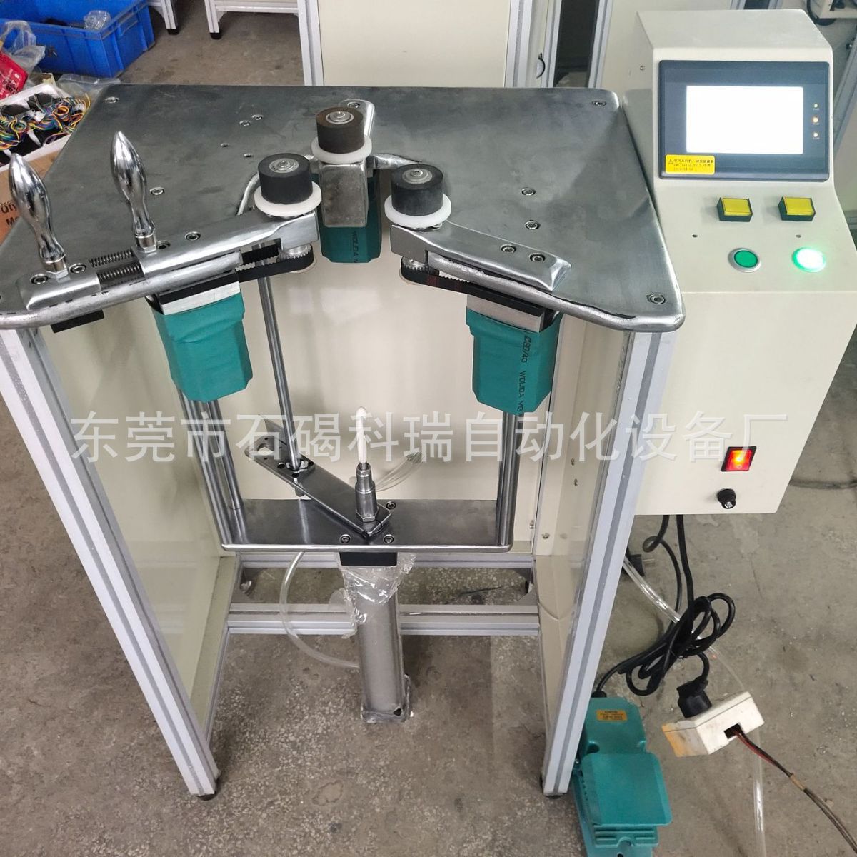 厂家直销气动钩针式环形绕线机勾针机自动转角磁环磁芯勾线机