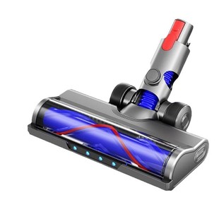 Suitable for Dyson Vacuum Cleaner Accessories Soft Velvet Roller Suction Head Floor Brush V6V7V8, Etc., High-Efficiency Dust Removal