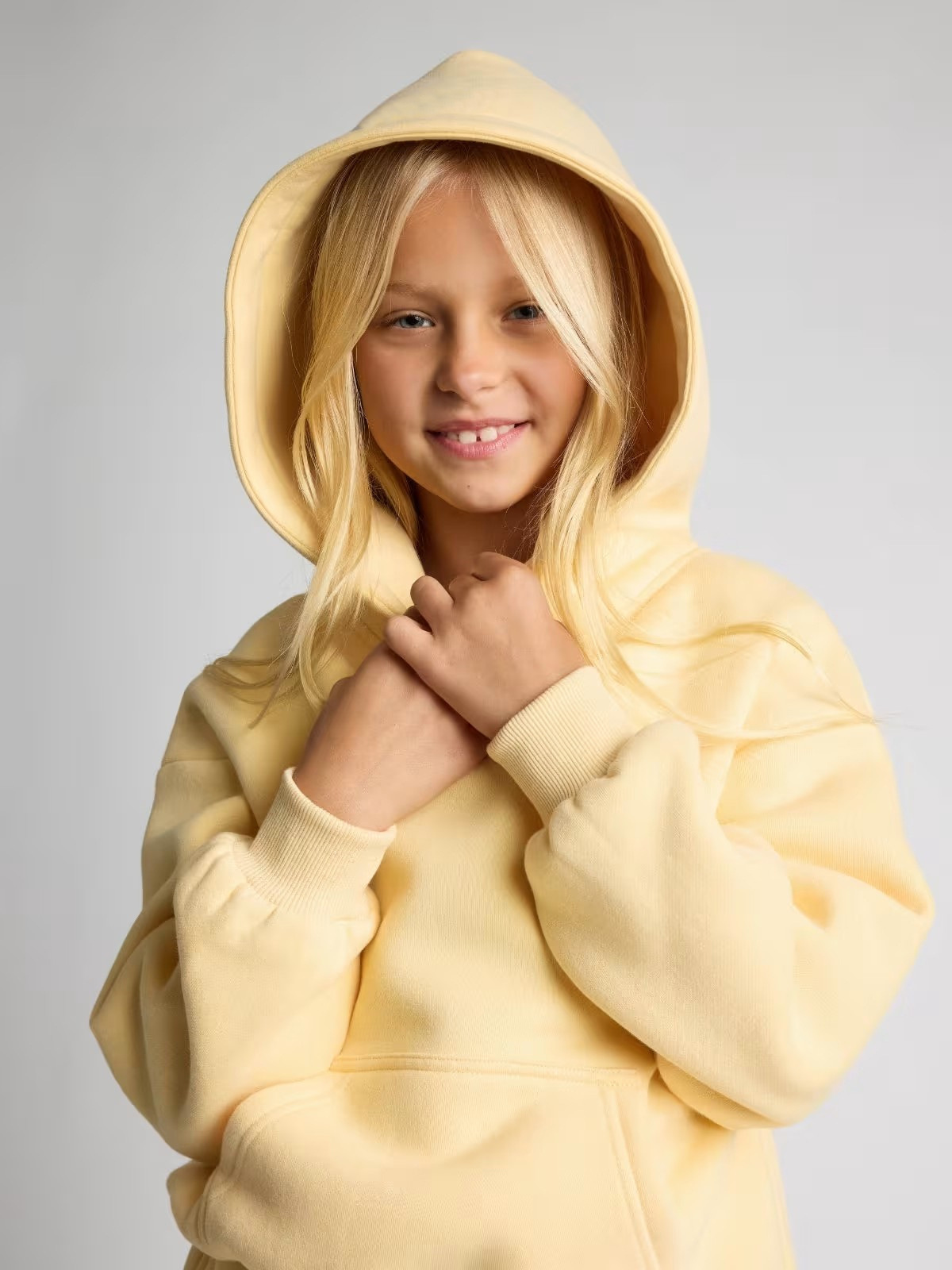 Completo due pezzi bambino con cappuccio stile europeo dopamine_voghion.com