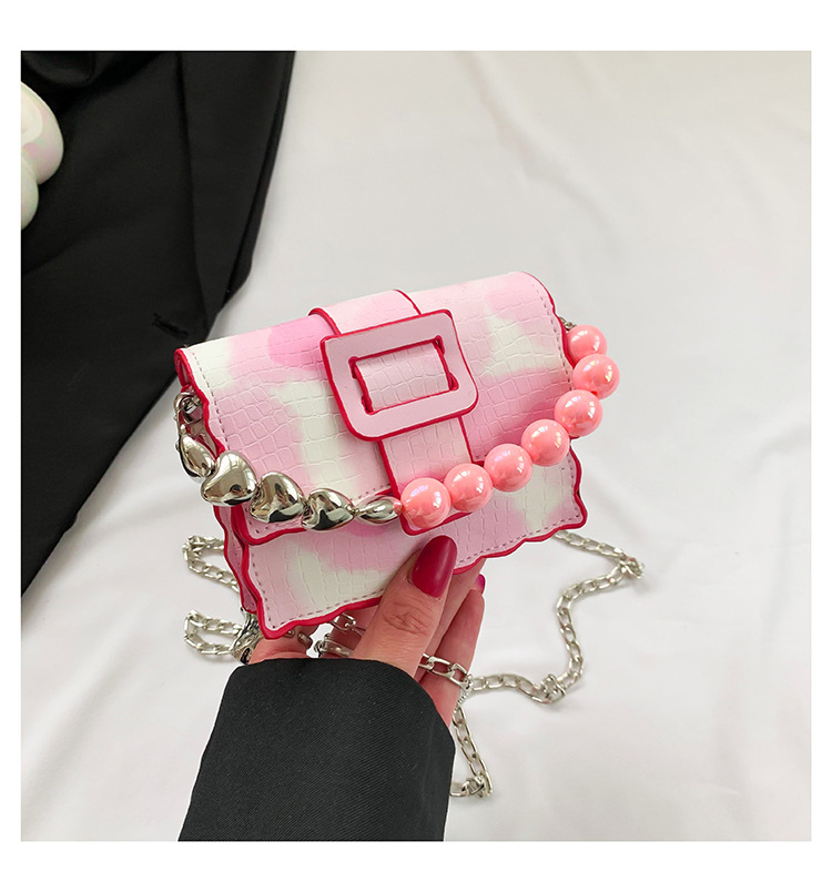 Women's Small Pu Leather Cows Solid Color Streetwear Square Flip Cover Crossbody Bag display picture 29