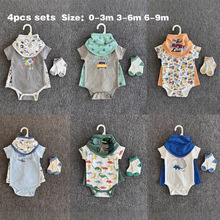 ��һ�������������YƷ4���׹��� �¼� baby romper 4pcs gift set