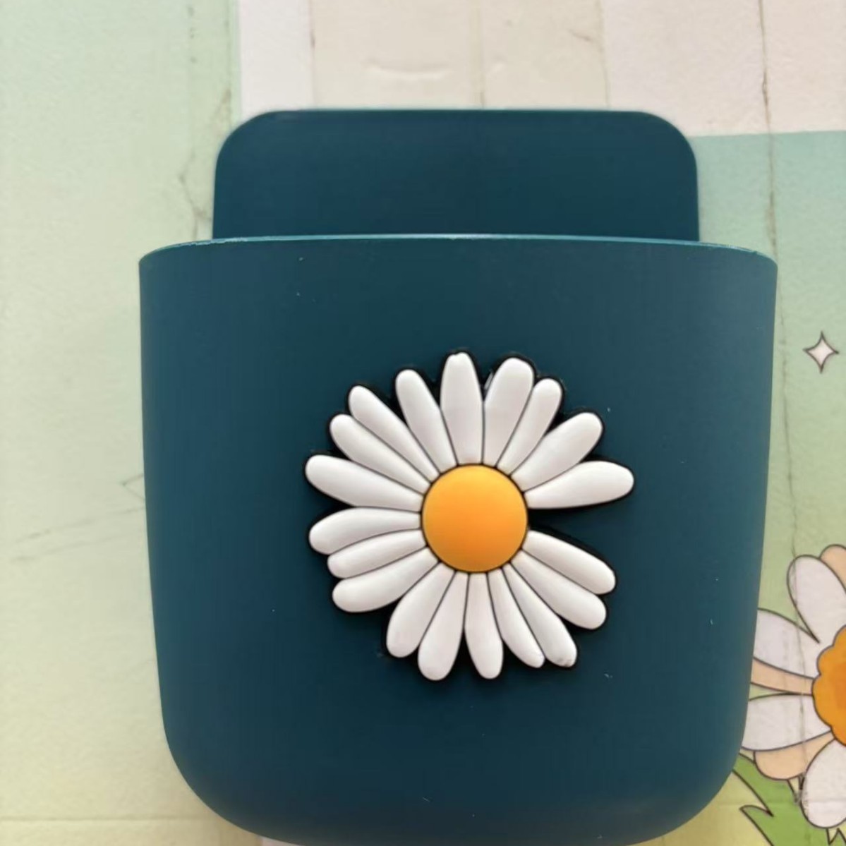 Blue Daisy/Cute Wall Storage Box