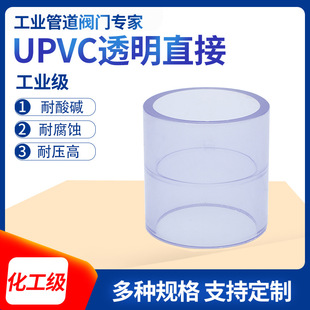 UPVC͸��ֱ�� ��������ˮ�ܽ��^���I��� ����ֱͨPVC�������I��