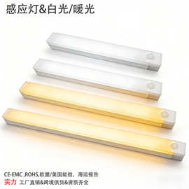 led橱柜灯充电款人体感应灯条衣柜灯卧室睡眠宿舍磁吸长条灯带