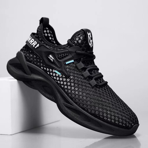 Summer Mesh Men's Athletic Shoes, Lightweight, Breathable, Low-Top Casual Shoes, Water-Resistant