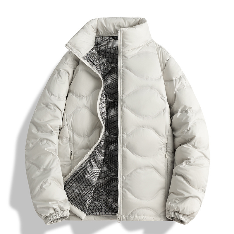 2025 New Outdoor down Jacket for Men, Winter 90% White Duck Down, Stand Collar, Thickened Graphene Warm Jacket for Women