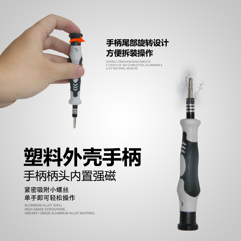 Juego de Destornilladores Edición Especial 115 en 1 con Puntas Magnéticas Resistentes para Desmontaje, Destornillador Doméstico, Herramienta de Reparación Multifuncional