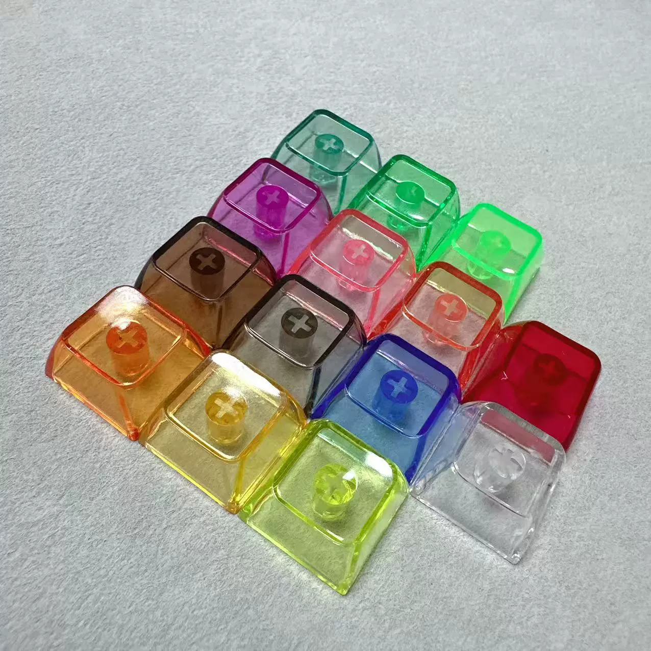ABS-накладка XDA многоцветная клавиша крышка PC высокая прозрачная крышка круглая крышка M бобовое сердце голова капс, маленький медведь головка, крышка кота коготь силиконовая крышка