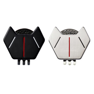 New Golf supplies accessories Golf Ball Marker metal magnetic cap clip with red, white and blue Ball mark
