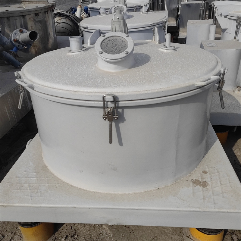 二手衬塑平板离心机  工业密闭分离设备 自动化固液分离