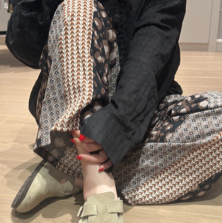 [5 días de preventa] [Pantalones de seda de algodón] Pantalones de pijama de seda de algodón para mujer