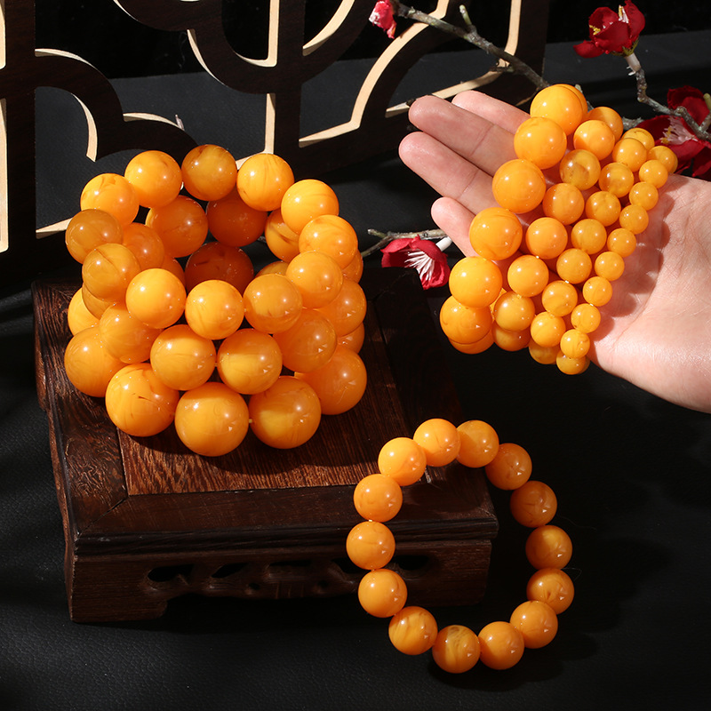 natural Amber Bracelet Beeswax Hand string Beads Hand string Chicken oil Simplicity man Bead Manufactor wholesale