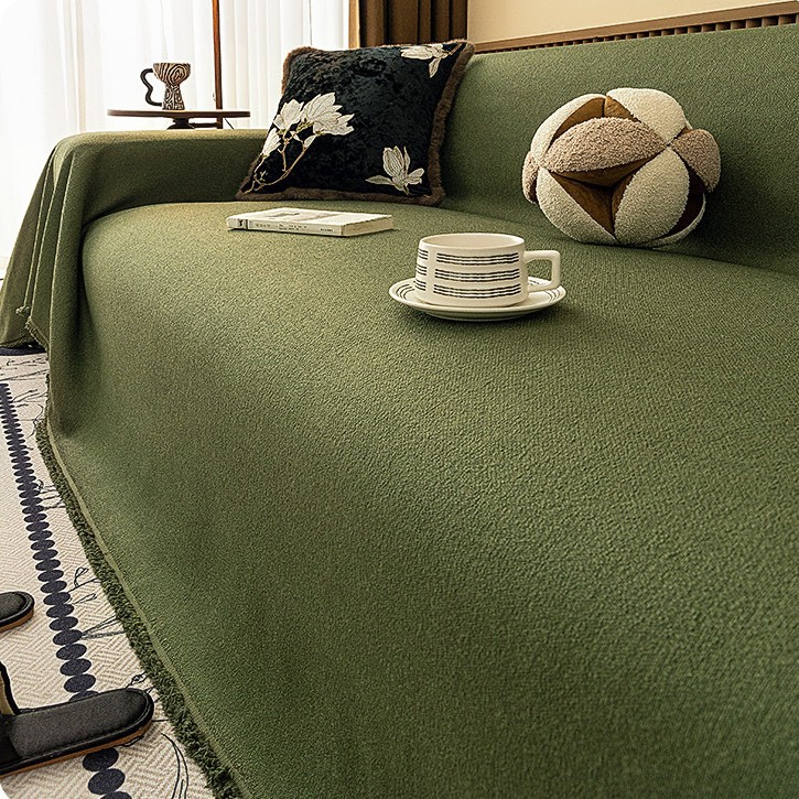 Creamwind Teddy toallas de sofá 2024 nueva manta de cubierta completa cuatro temporadas universal cubierta de sofá cojín de tela de cubierta