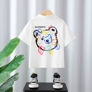 Children's Clothing Boys Summer Suits Kidsren's Clothes 2025 New Boys Street Boys Summer Clothes Short-Sleeved Baby Clothes
