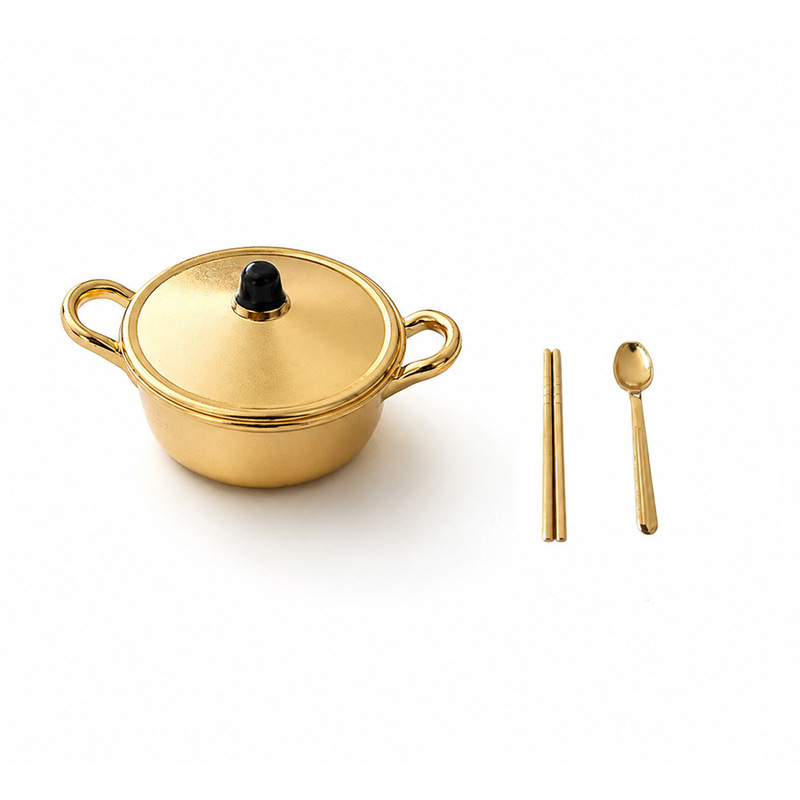 Miniature Korean-Style Instant Noodle Pot and Cookware Model for Dollhouse, Korean-Style Ramen Pot and Instant Noodle Pot Set Miniature Korean-Style Instant Noodle Pot and Cookware Model for Dollhouse, Korean-Style Ramen Pot and Instant Noodle Pot Set