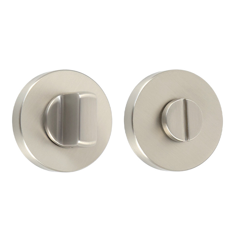 Aleación de zinc redonda cerradura de mano cerradura de mano cerradura de mano cerradura de puerta de hotel accesorios de cerradura de puerta de baño