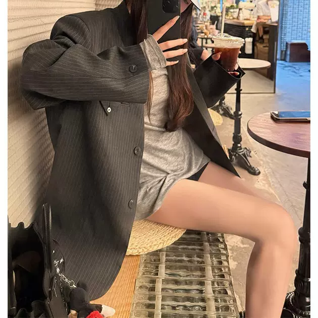 高级感西装外套女2025秋新款休闲西服独特漂亮巨好看的薄款小个子