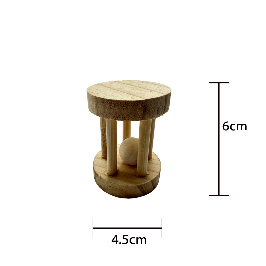 Amazon fábrica al por mayor de madera molar hamster molar juguete cerdo holandés conejo accesorios de juego suministros para mascotas