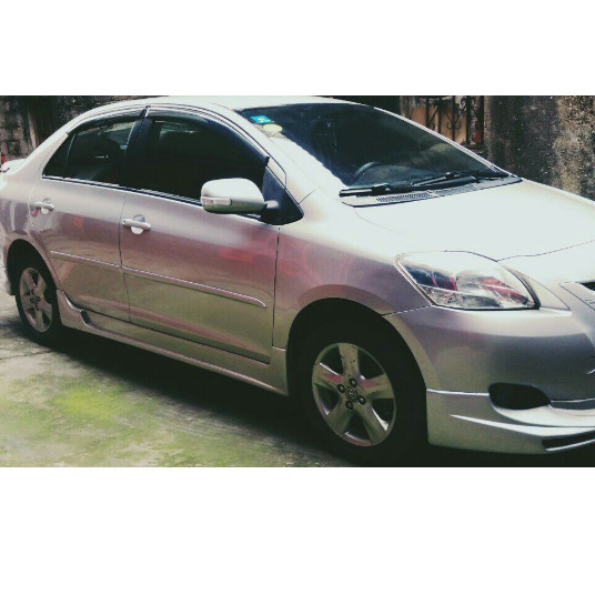 Suitable for 08-13 Toyota Vios Body Kit with Front Lip, Rear Lip, Side Skirts, and Modified Parts
