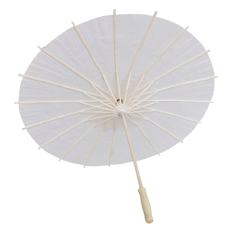 Blank diy paper umbrella creative handmade painting umbrella graffiti coloring blank oiled paper umbrella kindergarten children hand-painted umbrella