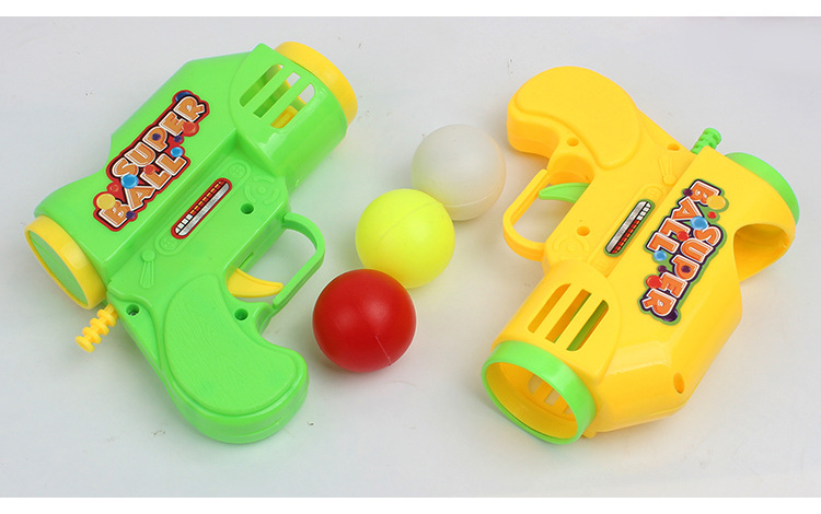 New Fun Elastic Table Tennis Gun Game Gun Children's Shooting Toy Boy Playing Ball Gun Gift display picture 6