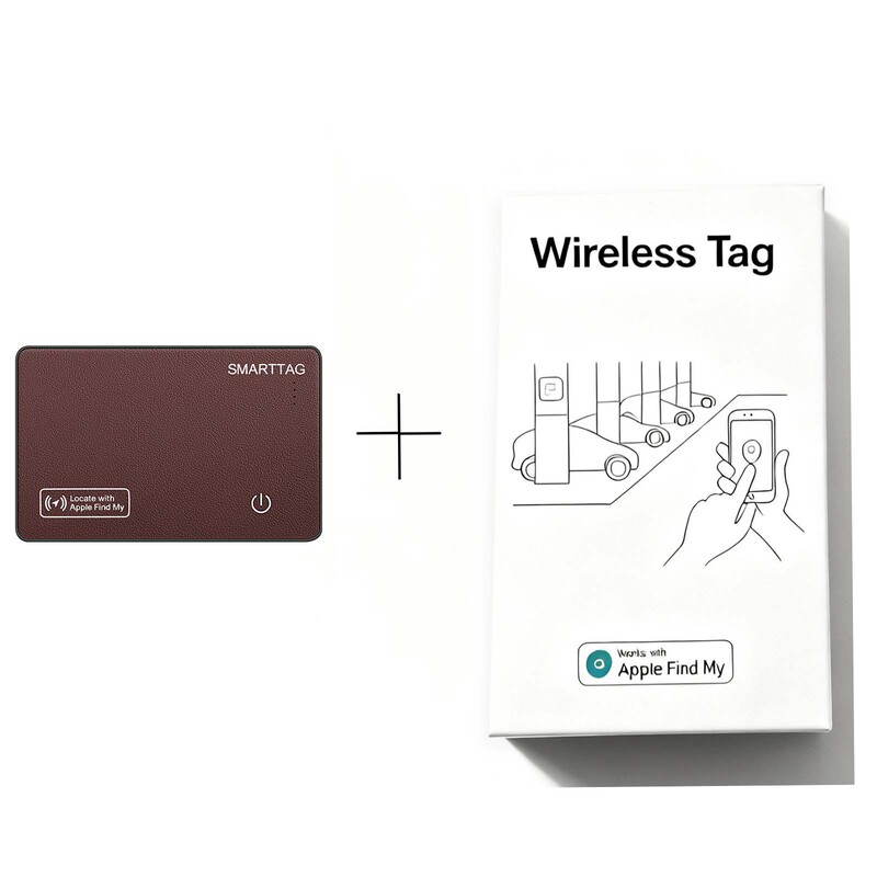 真皮防丢卡片airtag定位器 支持IOS钱包防丢器包包防丢神器|undefined