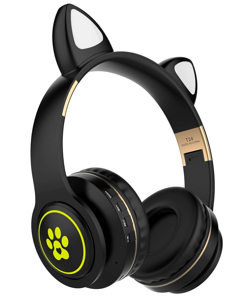 Wireless music black three dimensional earplugs