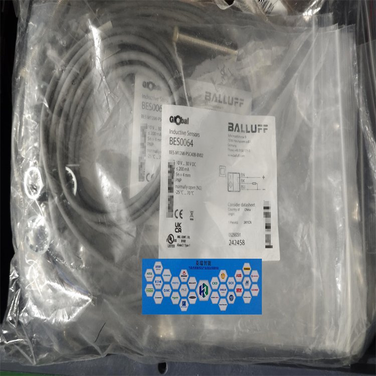 BALLUFF 巴鲁夫 BES0064 传感器 BES M12MI-PSC40B-BV02