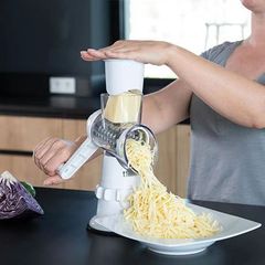 多機能手回し第2世代野菜カッター スライスおろし器 ローラーカッター ポテトスライサー キッチンガジェット