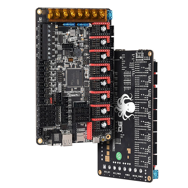 BIGTREETECH Octopus Pro 3D принтер материнская плата Voron восемь осей 60В высокого давления ось ось ось