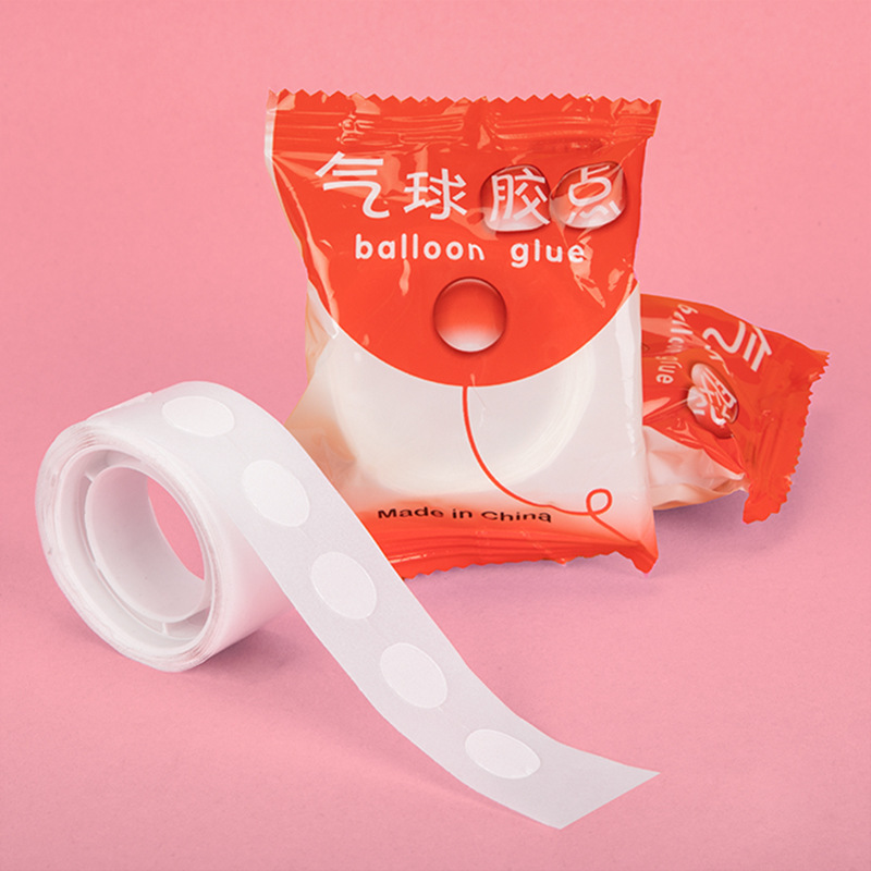 Wedding room sticky balloon accessories decoration traceless adhesive point double-sided adhesive tape traceless birthday romantic scene layout decoration