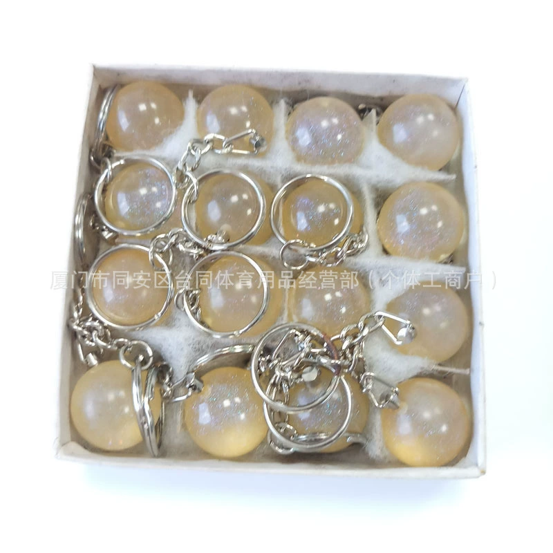 Бильярдный брелок 25 мм белое золото шалот бильярдный брелок