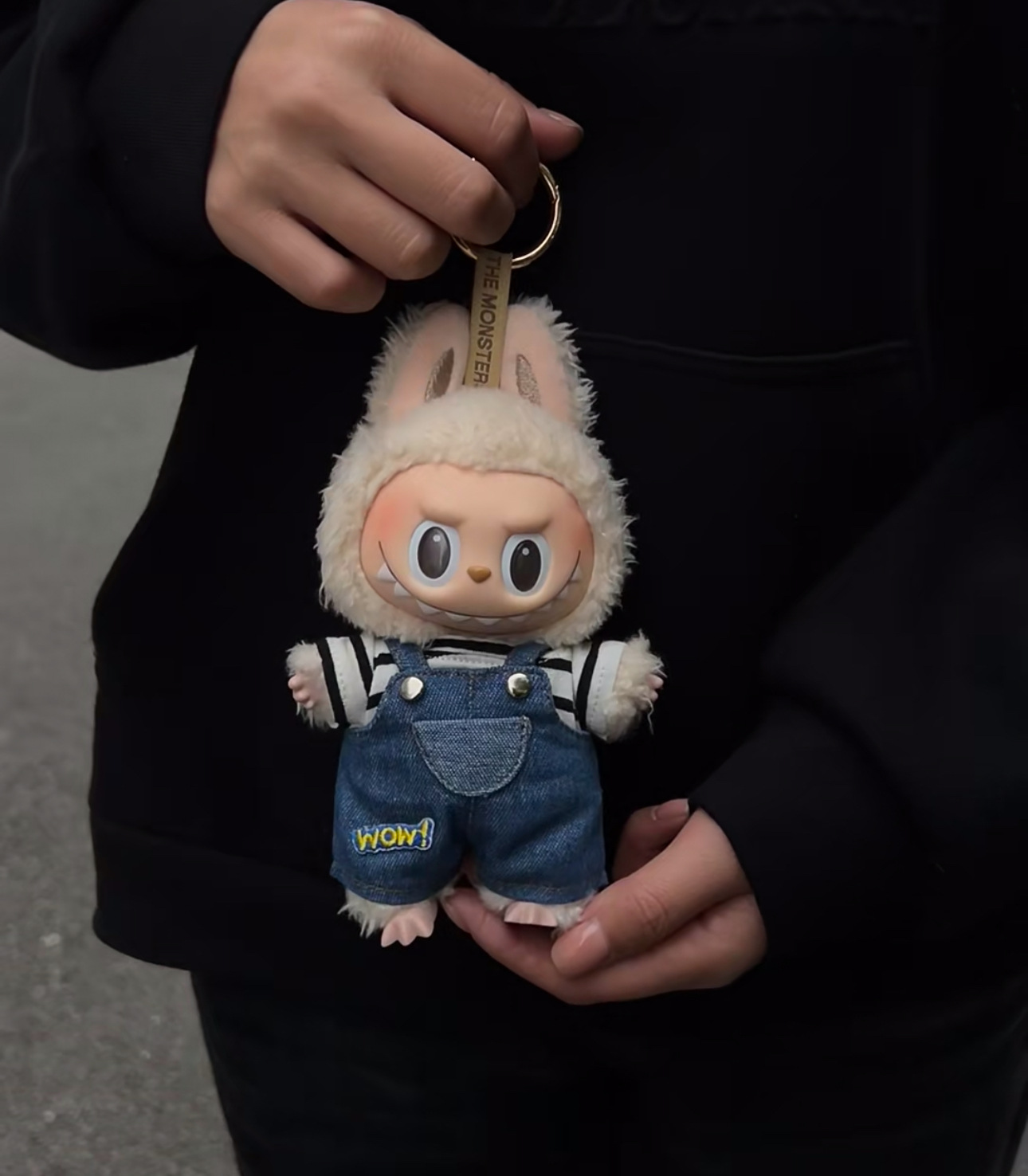 ラブブ labubu ビニール コカ・コーラ ベビー服 第一世代、第二世代、第三世代 17cm 夏用 座り立ちオーバーオールスーツ