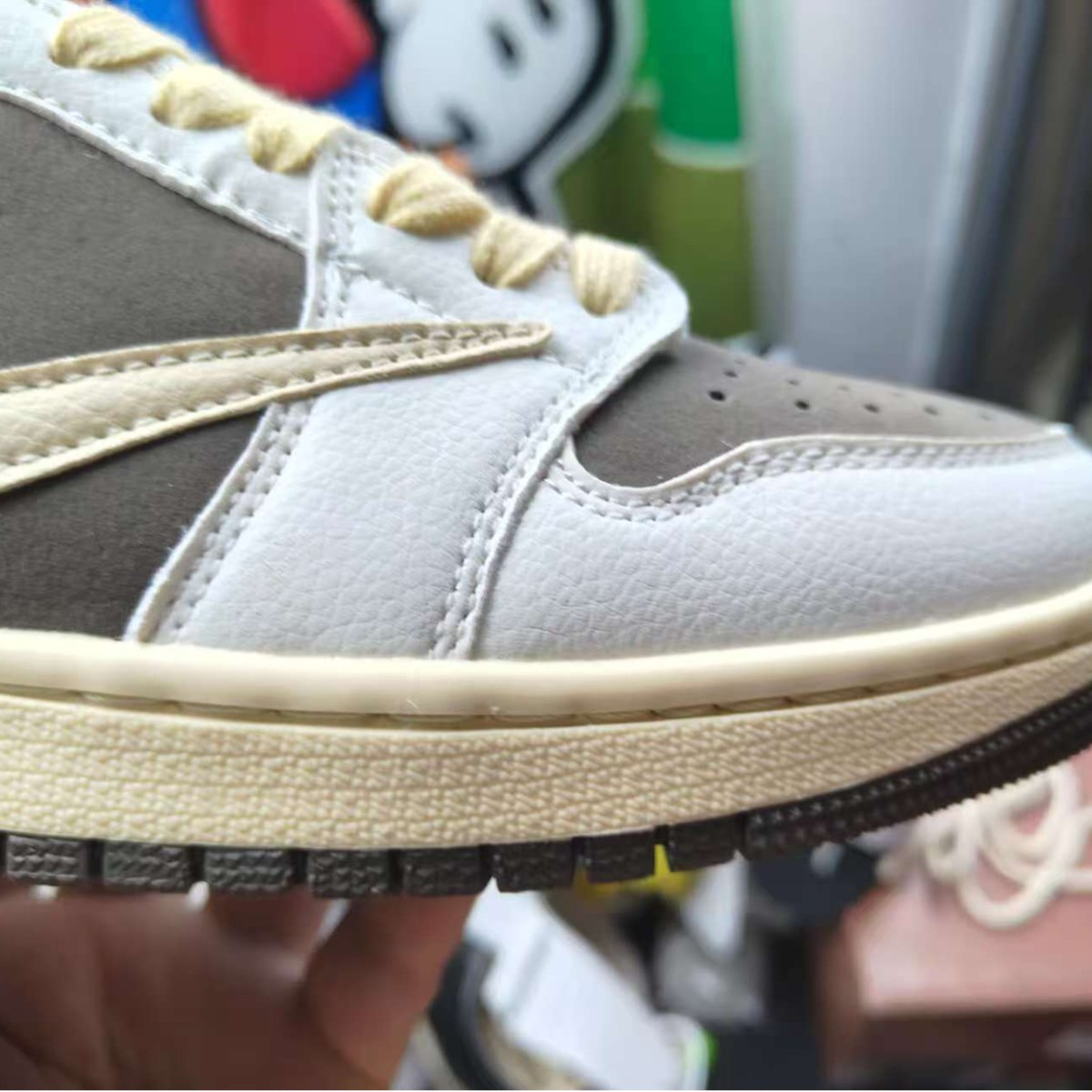 Zapatos Putian precio-rendimiento AJ1 costura de cabeza 2 capas púas zapatos bajos hombres y mujeres zapatos deportivos del mismo estilo Zapatos Putian