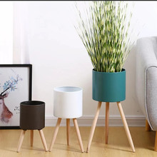 复古铁艺花瓶盆器店面装修风格花盆铁艺花架高档花器栽花绿植