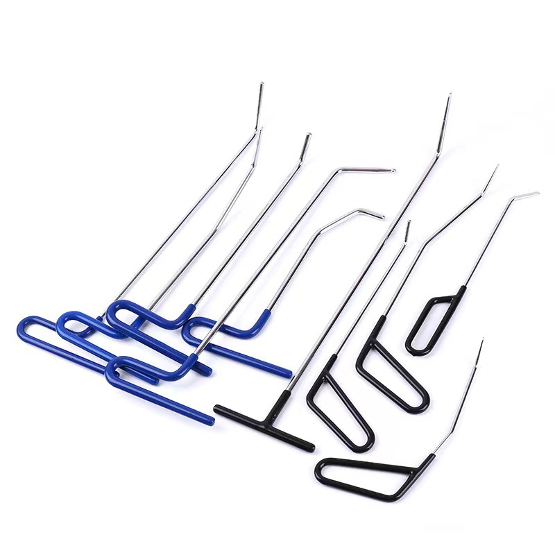 厂家直供汽车金 凹陷冰雹坑免喷漆无痕修复杠杆工具5蓝5黑10件套