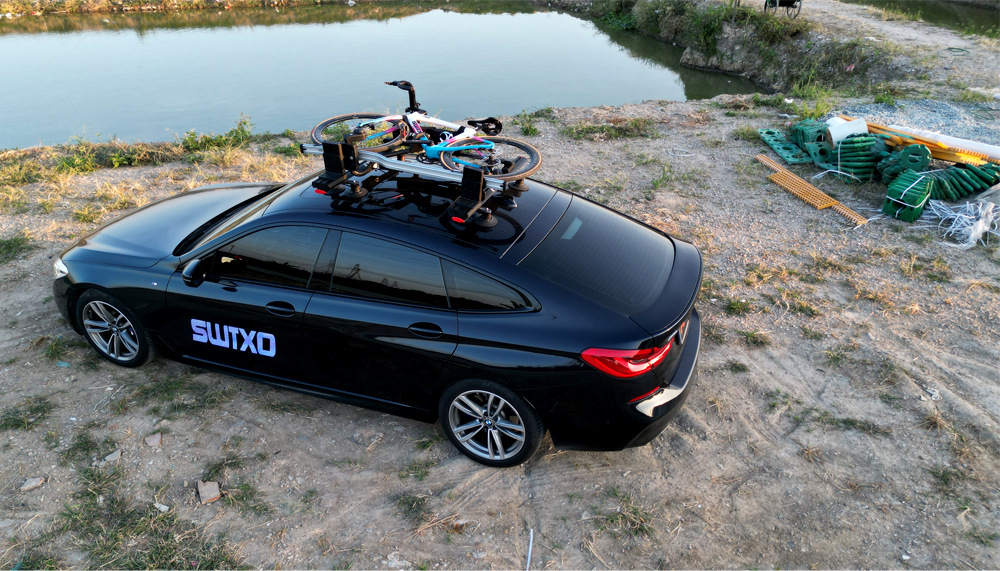 KW pro roof bike retractor roof road roof rack flat bracket flat bike rack